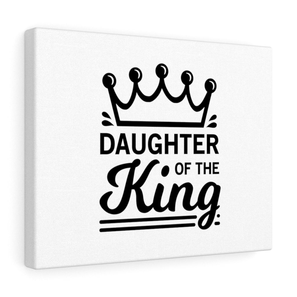 Scripture Walls Daughter Of The King Bible Verse Canvas Christian Wall Art Ready to Hang Unframed-Express Your Love Gifts