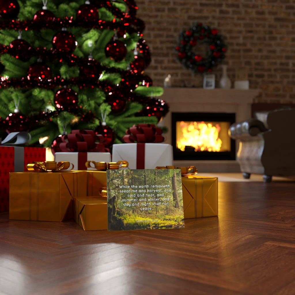 Scripture Walls Day And Night Genesis 8:22 Bible Verse Canvas Christian Wall Art Ready to Hang Unframed-Express Your Love Gifts