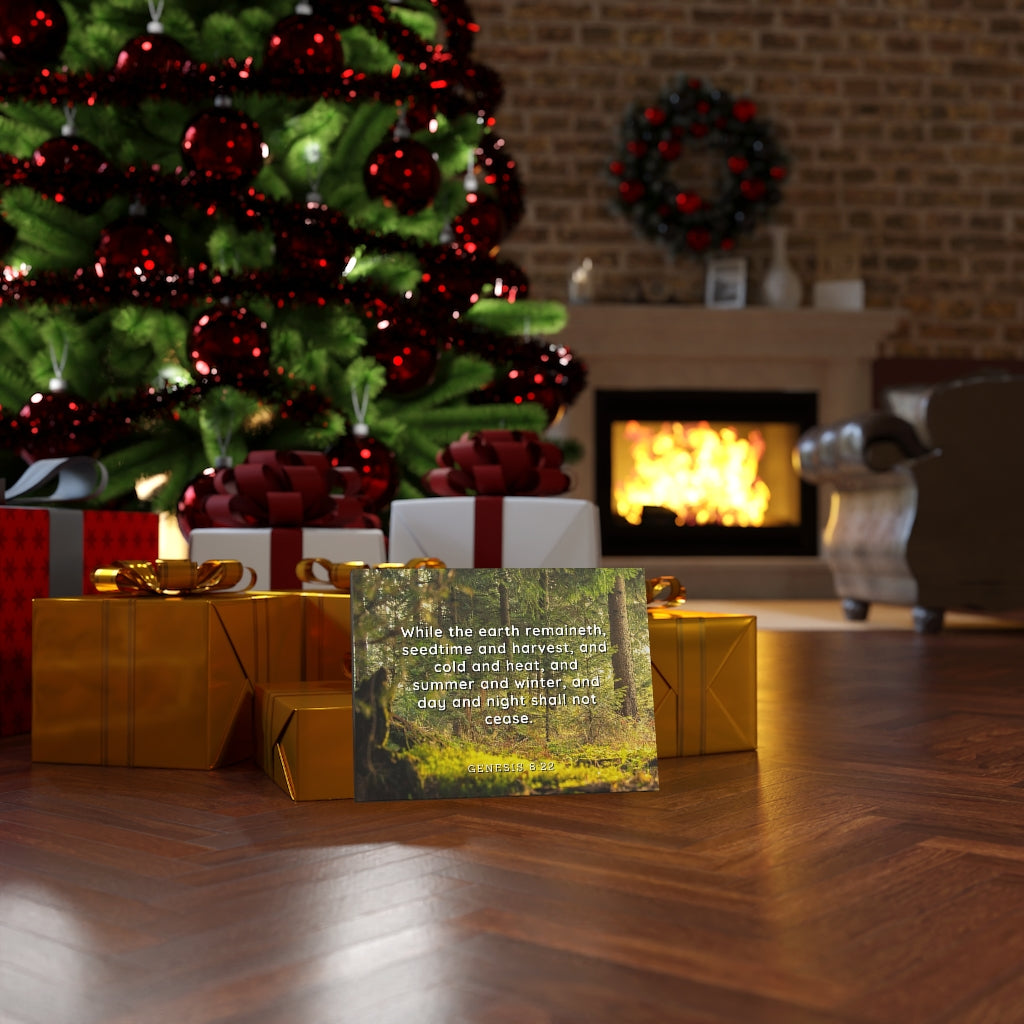 Scripture Walls Day And Night Genesis 8:22 Bible Verse Canvas Christian Wall Art Ready to Hang Unframed-Express Your Love Gifts