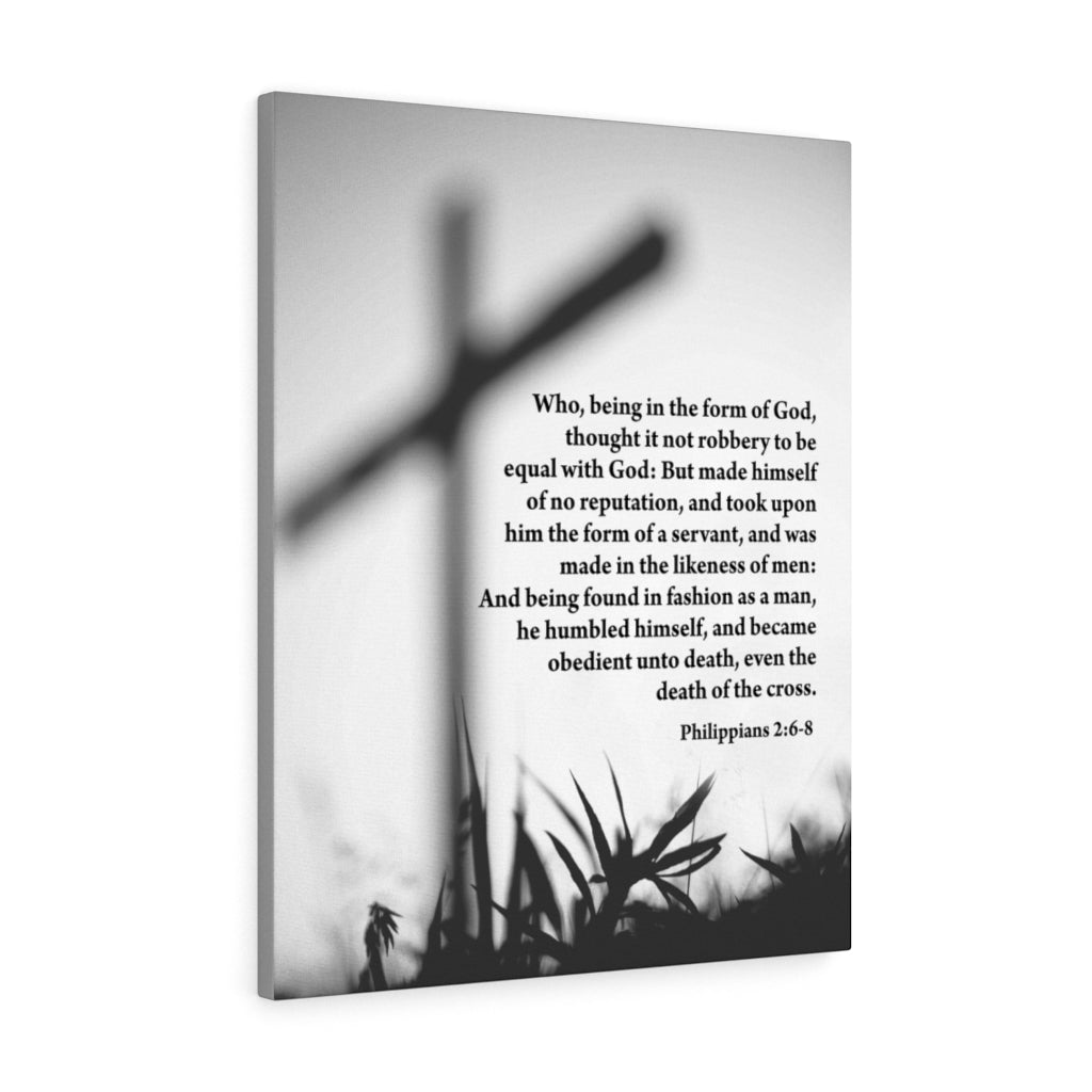 Scripture Walls Death of The Cross Philippians 2:6-8 Wall Art Christian Home Decor Unframed-Express Your Love Gifts