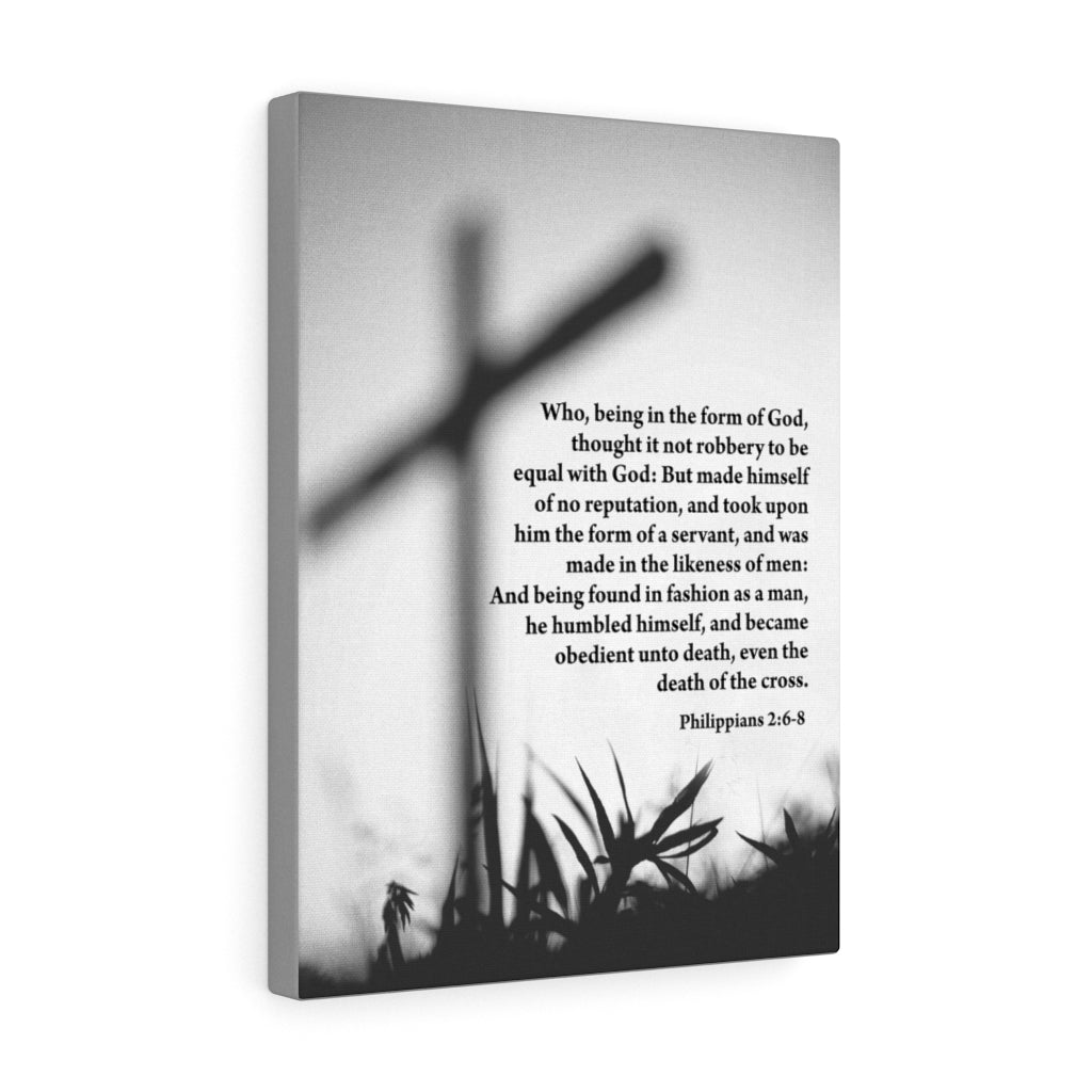 Scripture Walls Death of The Cross Philippians 2:6-8 Wall Art Christian Home Decor Unframed-Express Your Love Gifts