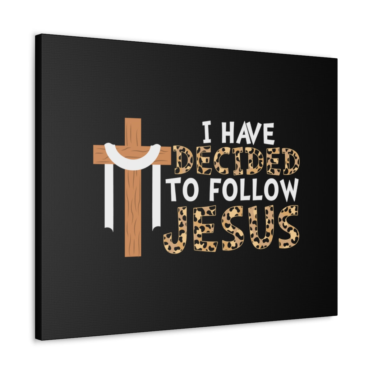 Scripture Walls Decided To Follow John 8:12 Christian Wall Art Bible Verse Print Ready to Hang Unframed-Express Your Love Gifts