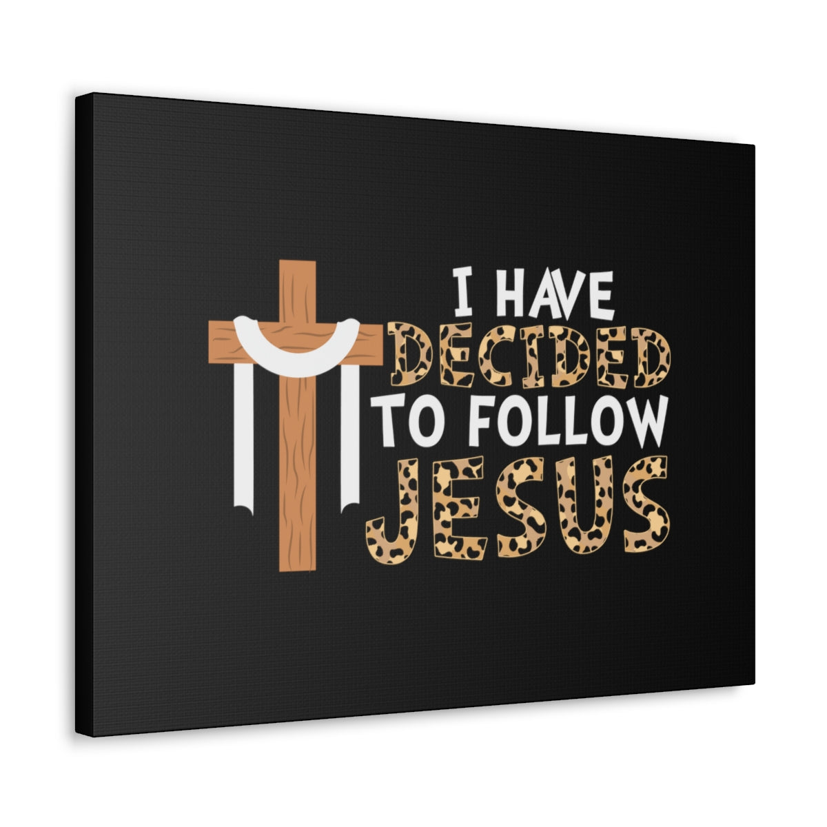 Scripture Walls Decided To Follow John 8:12 Christian Wall Art Bible Verse Print Ready to Hang Unframed-Express Your Love Gifts