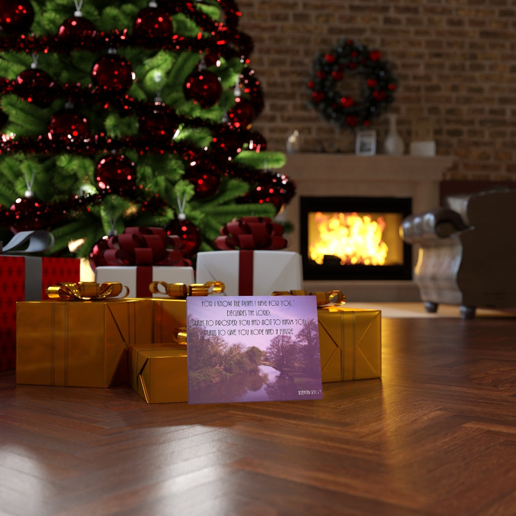 Scripture Walls DeclAres The Lord Jeremiah 29:11 Purple Bible Verse Canvas Christian Wall Art Ready to Hang Unframed-Express Your Love Gifts