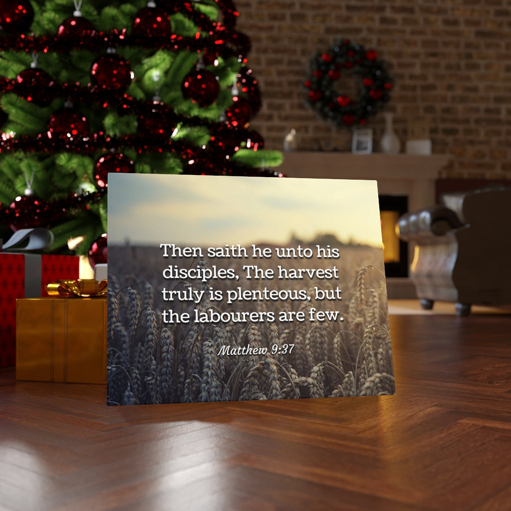 Scripture Walls Disciples Matthew 9:37 Bible Verse Canvas Christian Wall Art Ready to Hang Unframed-Express Your Love Gifts