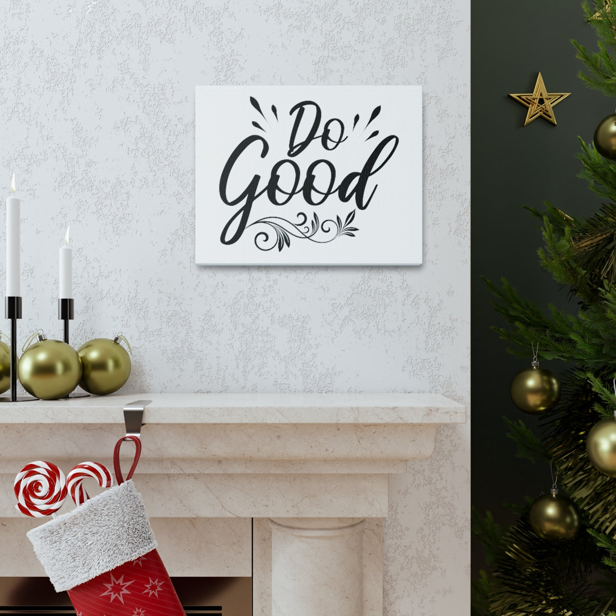 Scripture Walls Do Good Psalm 37:27 Christian Wall Art Print Ready to Hang Unframed-Express Your Love Gifts