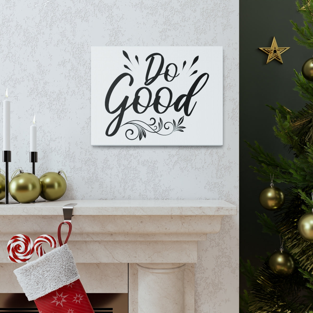 Scripture Walls Do Good Psalm 37:27 Christian Wall Art Print Ready to Hang Unframed-Express Your Love Gifts