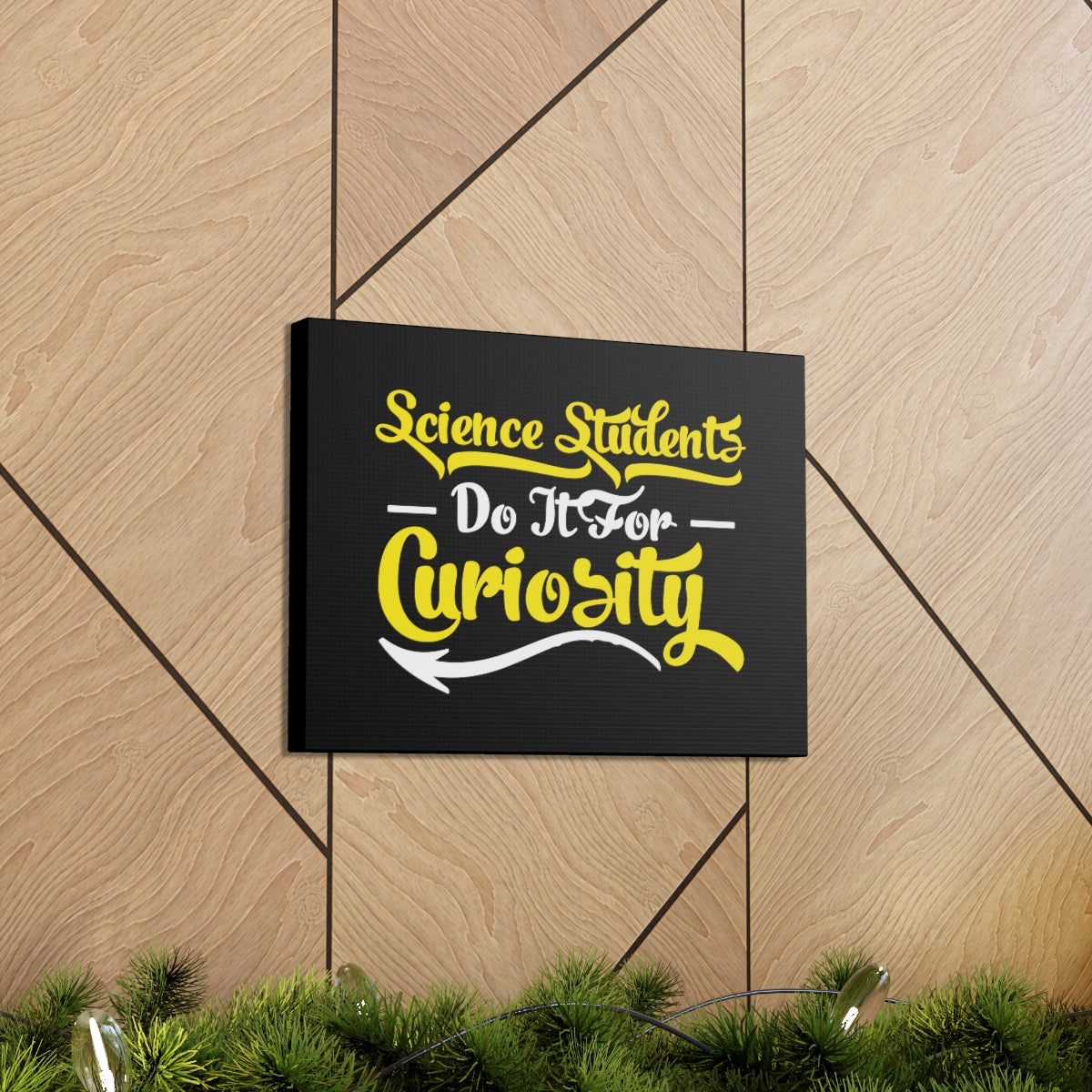 Scripture Walls Do It For Curiosity Yellow Ecclesiastes 1:8 Christian Wall Art Bible Verse Print Ready to Hang Unframed-Express Your Love Gifts