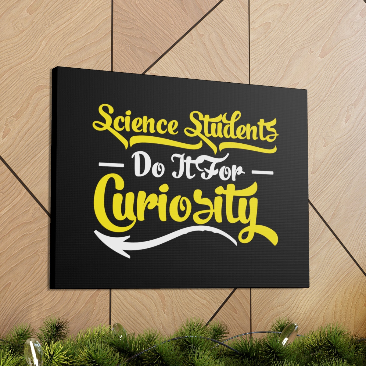 Scripture Walls Do It For Curiosity Yellow Ecclesiastes 1:8 Christian Wall Art Bible Verse Print Ready to Hang Unframed-Express Your Love Gifts