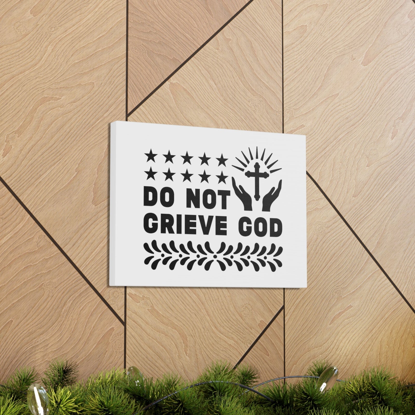 Scripture Walls Do Not Grieve God Ephesians 4:30 Christian Wall Art Bible Verse Print Ready to Hang Unframed-Express Your Love Gifts