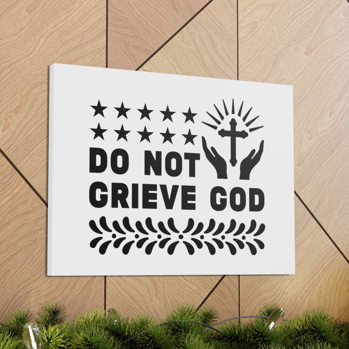 Scripture Walls Do Not Grieve God Ephesians 4:30 Christian Wall Art Bible Verse Print Ready to Hang Unframed-Express Your Love Gifts