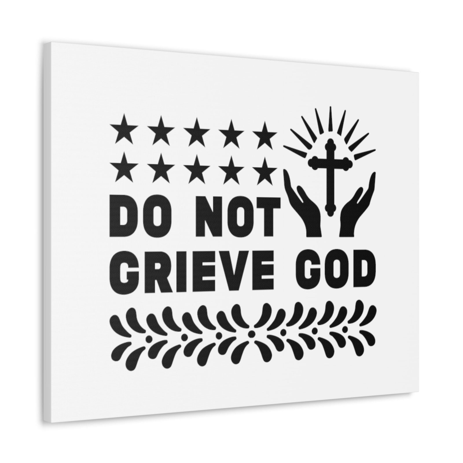 Scripture Walls Do Not Grieve God Ephesians 4:30 Christian Wall Art Bible Verse Print Ready to Hang Unframed-Express Your Love Gifts