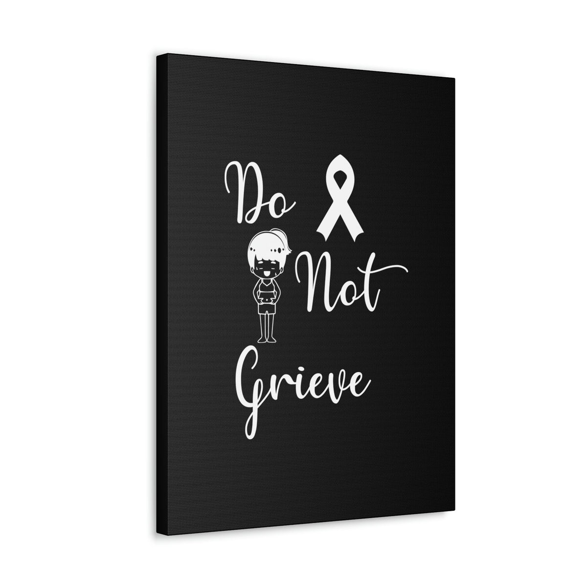 Scripture Walls Do Not Grieve Revelation 21:4 Ribbon Christian Wall Art Bible Verse Print Ready to Hang Unframed-Express Your Love Gifts