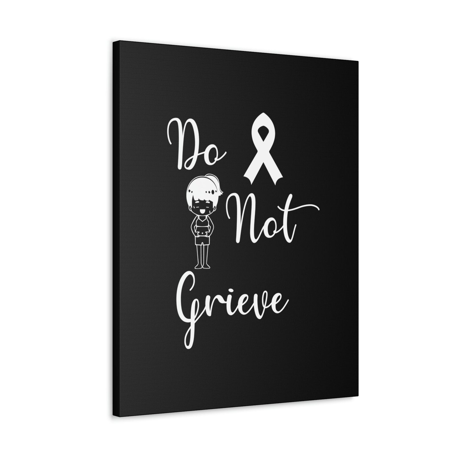 Scripture Walls Do Not Grieve Revelation 21:4 Ribbon Christian Wall Art Bible Verse Print Ready to Hang Unframed-Express Your Love Gifts