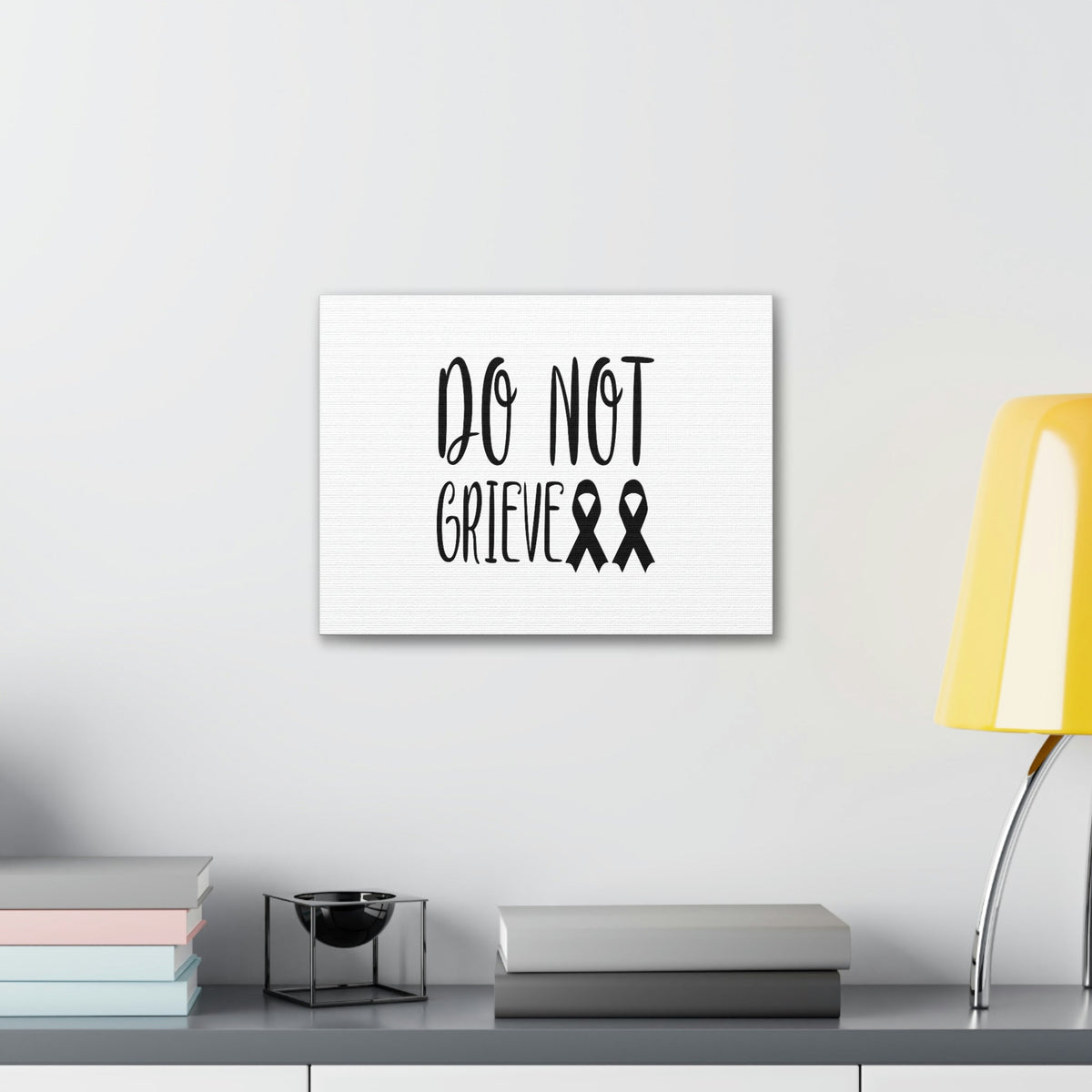 Scripture Walls Do Not Grieve Revelation 21:4 Ribbons Christian Wall Art Bible Verse Print Ready to Hang Unframed-Express Your Love Gifts