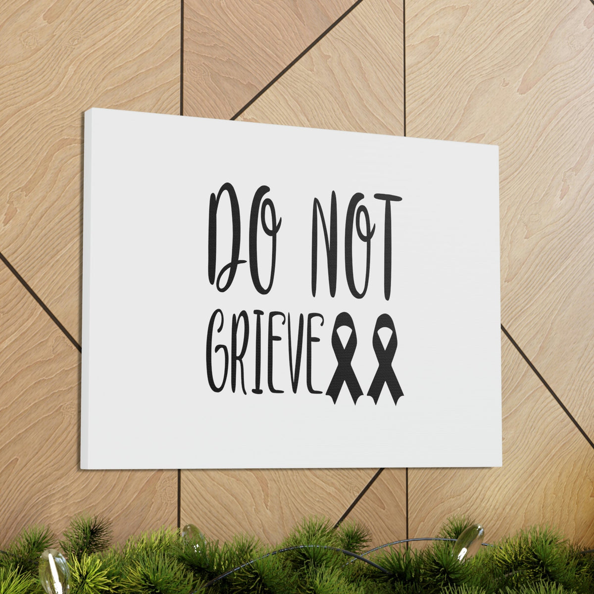 Scripture Walls Do Not Grieve Revelation 21:4 Ribbons Christian Wall Art Bible Verse Print Ready to Hang Unframed-Express Your Love Gifts