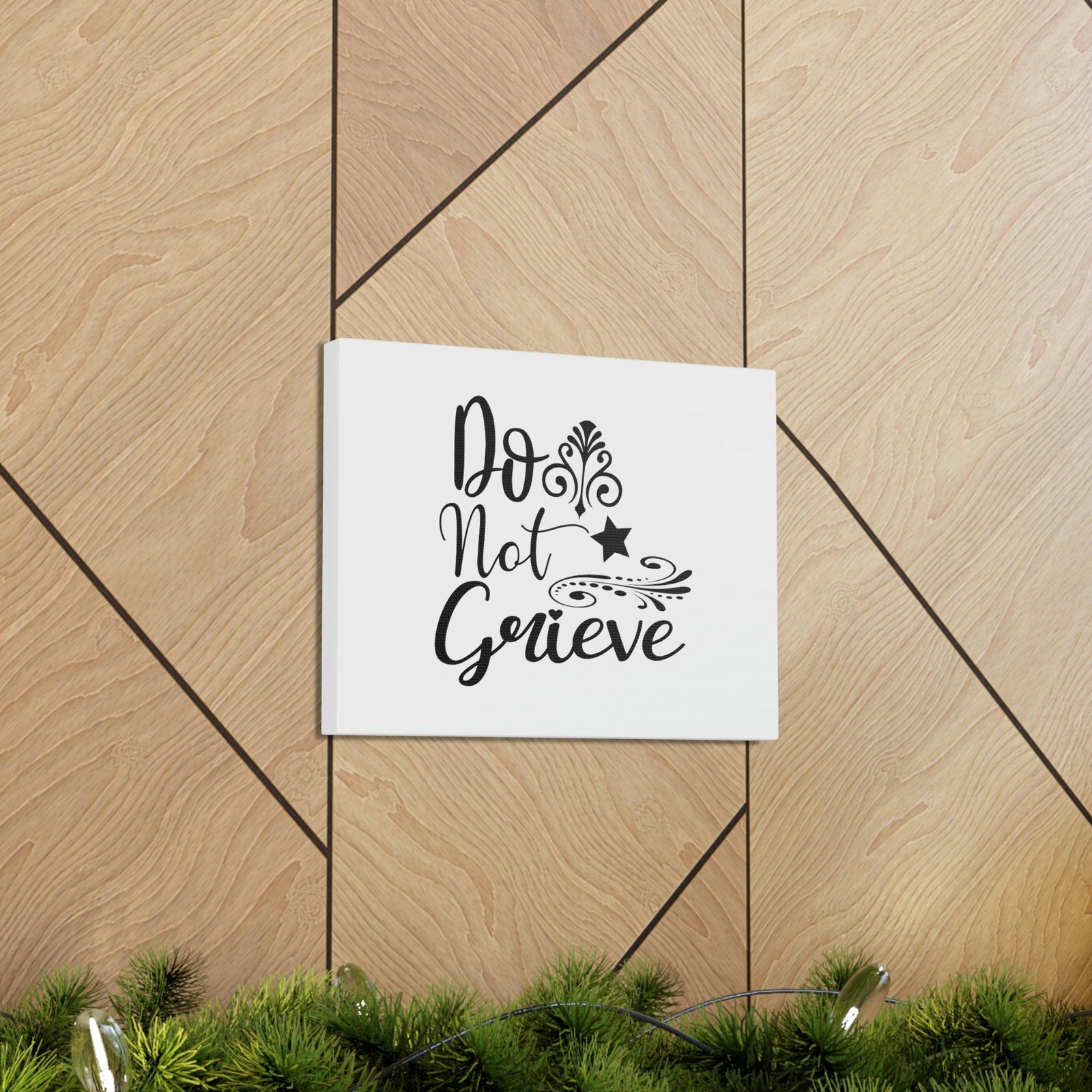 Scripture Walls Do Not Grieve Revelation 21:4 Star Christian Wall Art Bible Verse Print Ready to Hang Unframed-Express Your Love Gifts