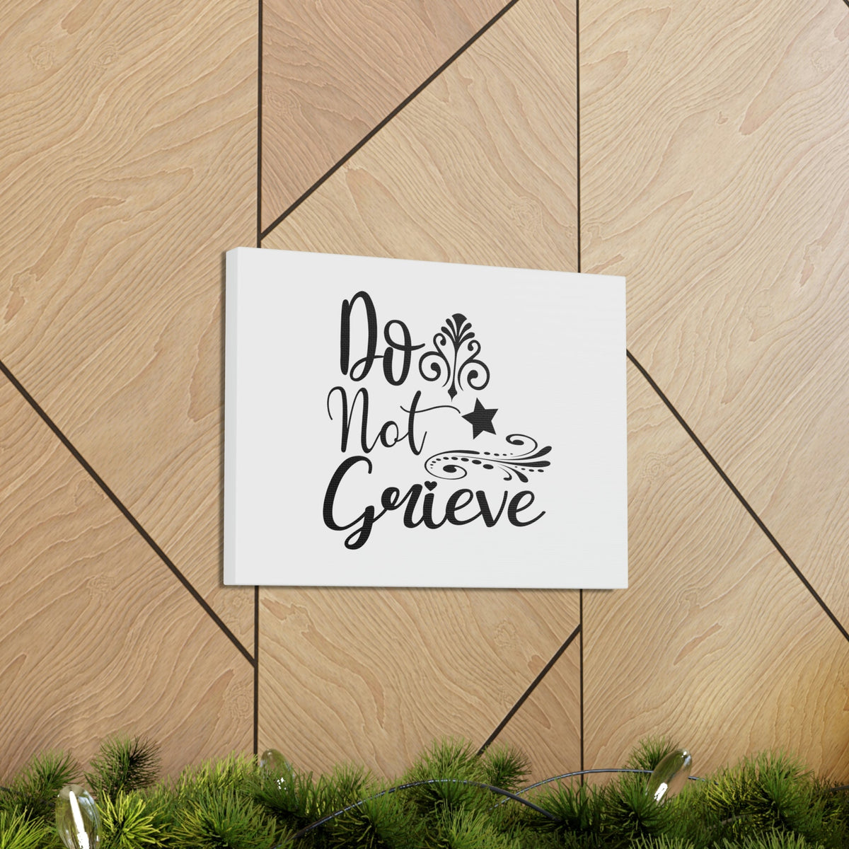 Scripture Walls Do Not Grieve Revelation 21:4 Star Christian Wall Art Bible Verse Print Ready to Hang Unframed-Express Your Love Gifts