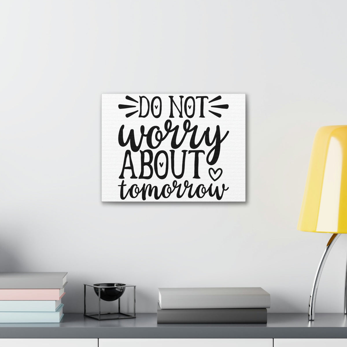 Scripture Walls Do Not Worry About Tomorrow Matthew 6:34 Christian Wall Art Print Ready to Hang Unframed-Express Your Love Gifts