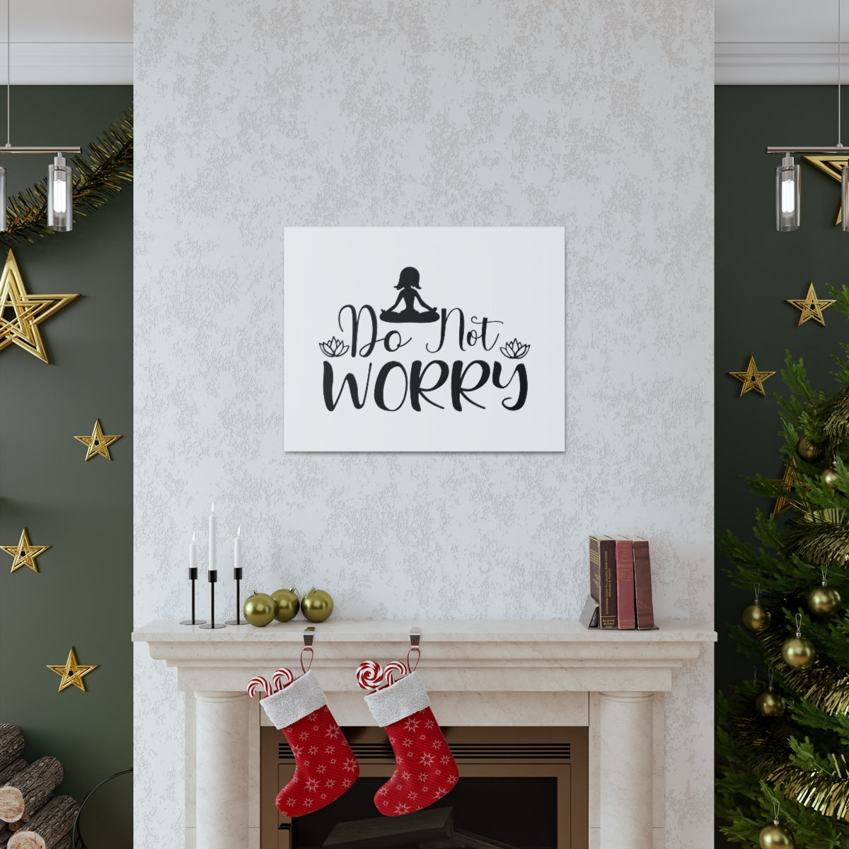 Scripture Walls Do Not Worry Matthew 6:34 Christian Wall Art Bible Verse Print Ready to Hang Unframed-Express Your Love Gifts