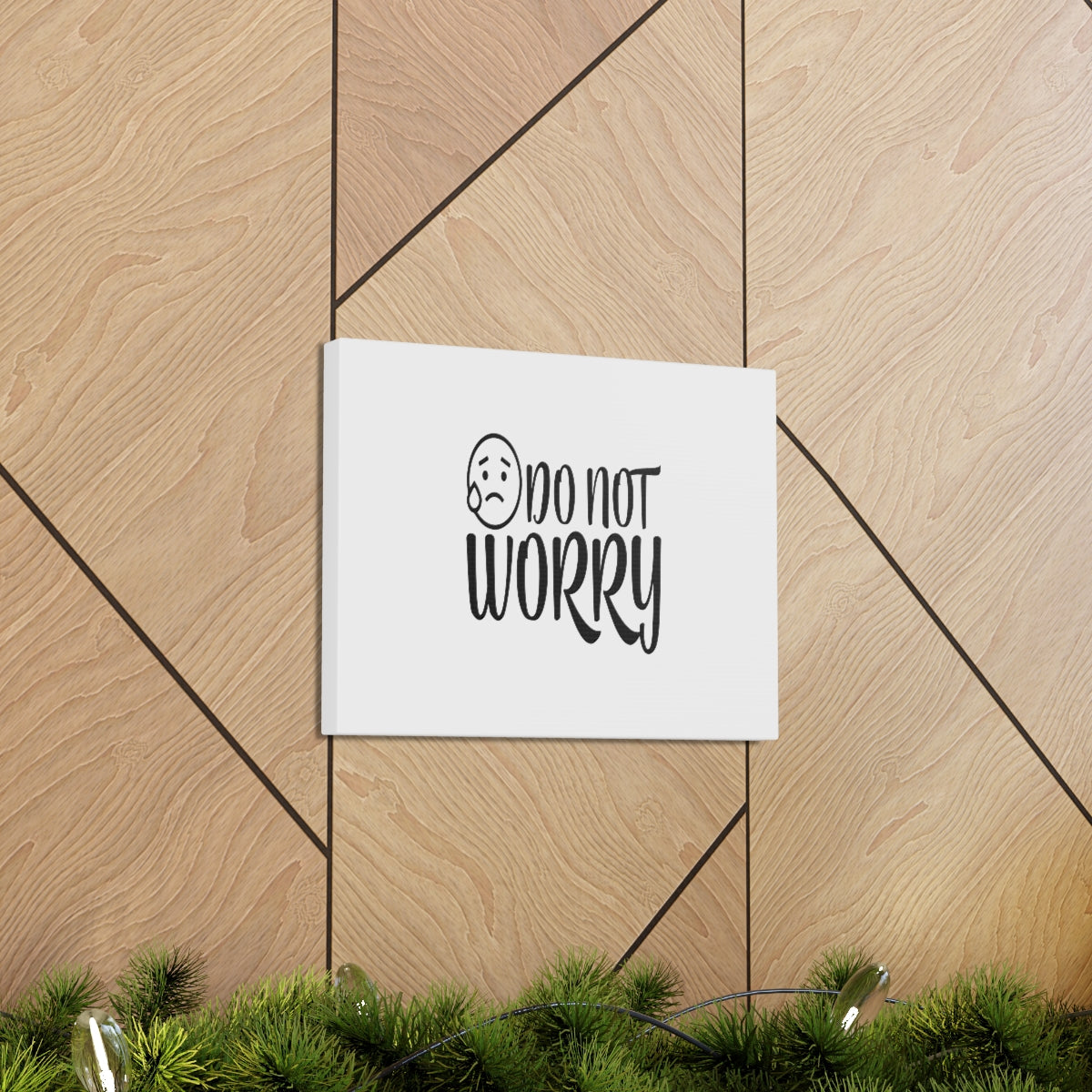 Scripture Walls Do Not Worry Philippians 4:6-7 Christian Wall Art Print Ready to Hang Unframed-Express Your Love Gifts