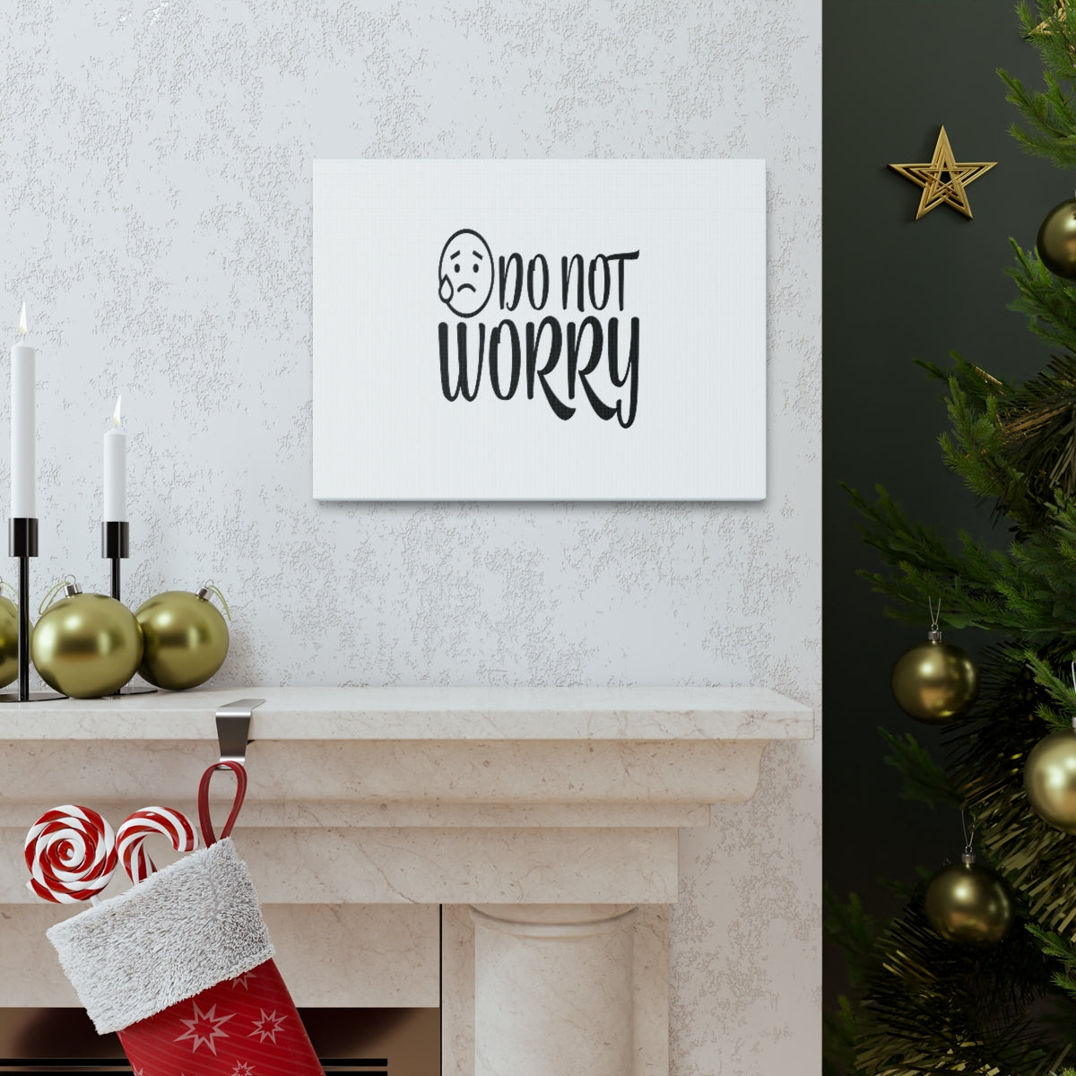 Scripture Walls Do Not Worry Philippians 4:6-7 Christian Wall Art Print Ready to Hang Unframed-Express Your Love Gifts