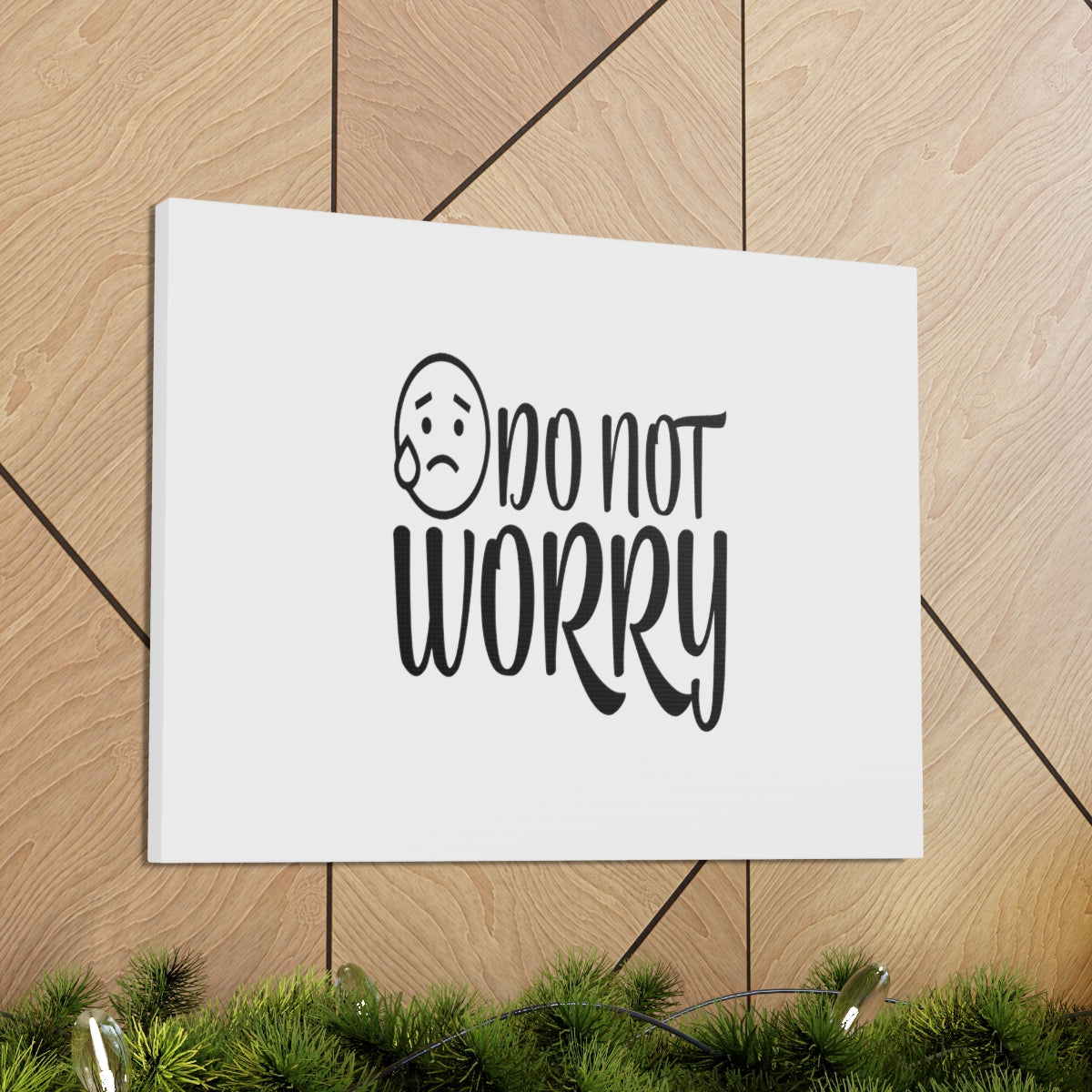 Scripture Walls Do Not Worry Philippians 4:6-7 Christian Wall Art Print Ready to Hang Unframed-Express Your Love Gifts