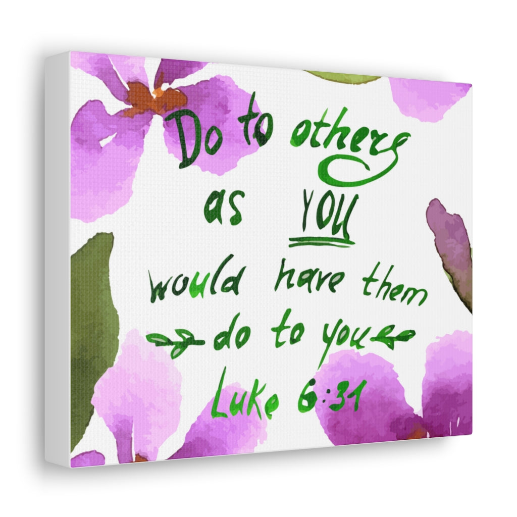 Scripture Walls Do To Others As You Luke 6:31 Christian Wall Art Bible Verse Print Ready To Hang Unframed-Express Your Love Gifts