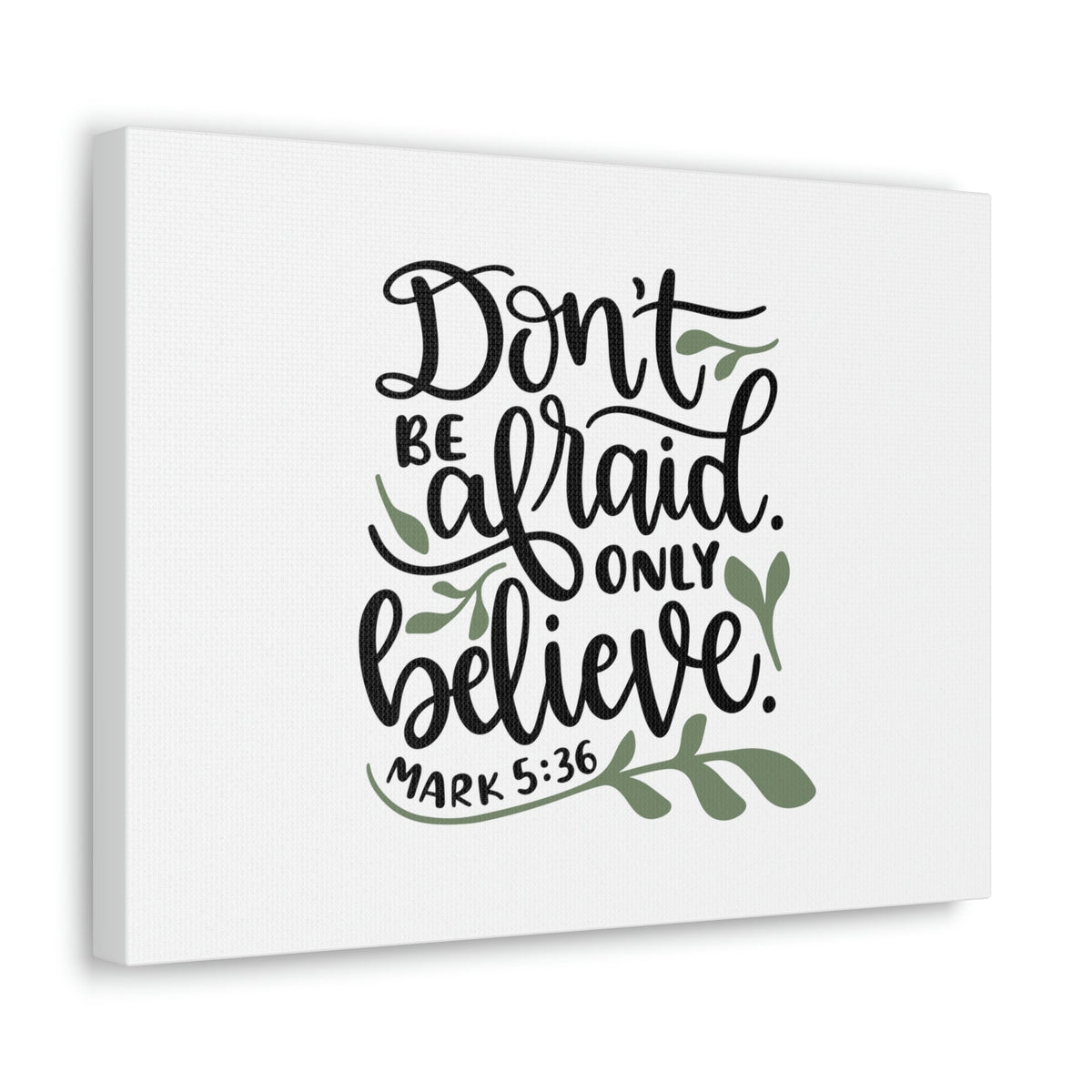Scripture Walls Don't Be Afraid Mark 5:36 Leaves Christian Wall Art Bible Verse Print Ready to Hang Unframed-Express Your Love Gifts