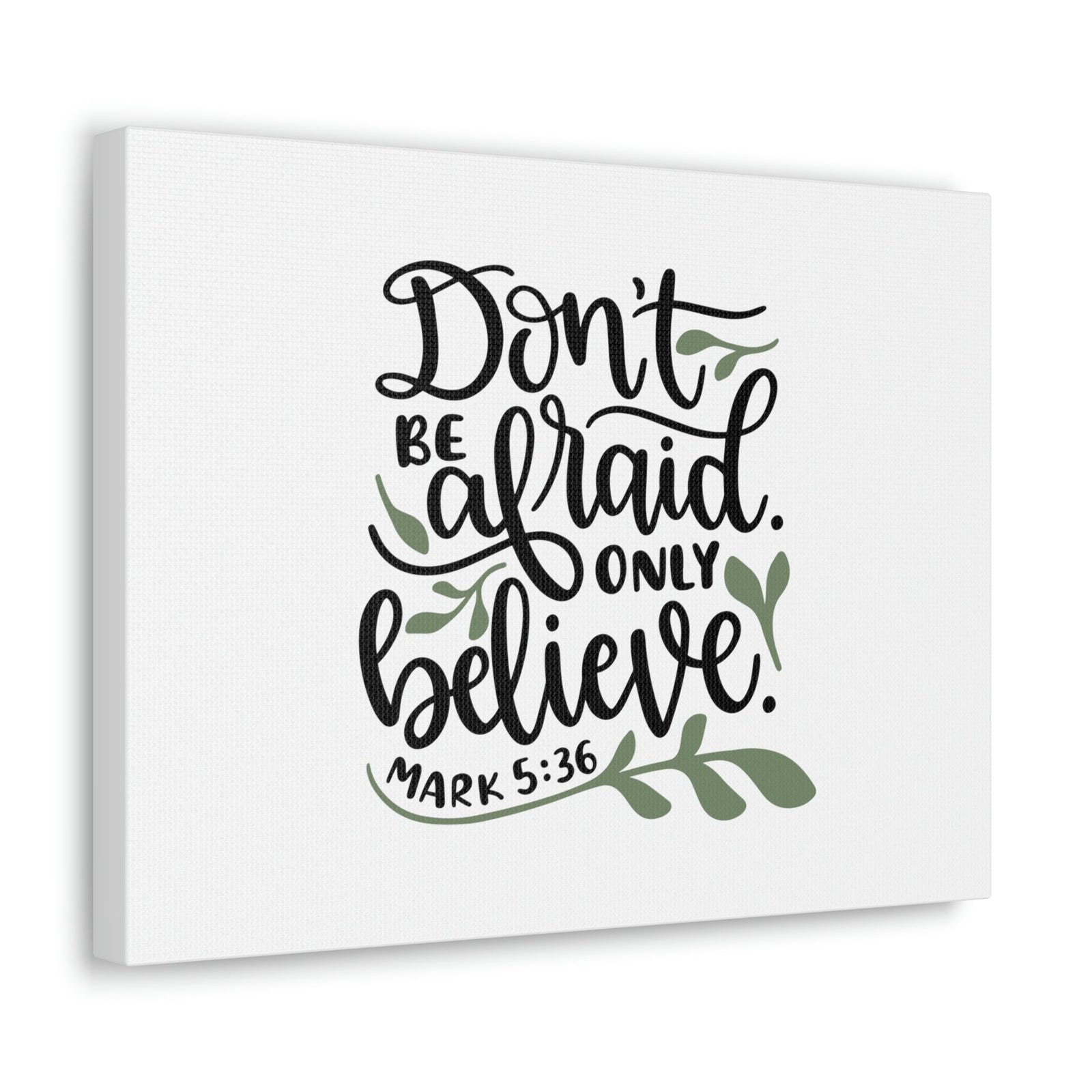 Scripture Walls Don't Be Afraid Mark 5:36 Leaves Christian Wall Art Bible Verse Print Ready to Hang Unframed-Express Your Love Gifts