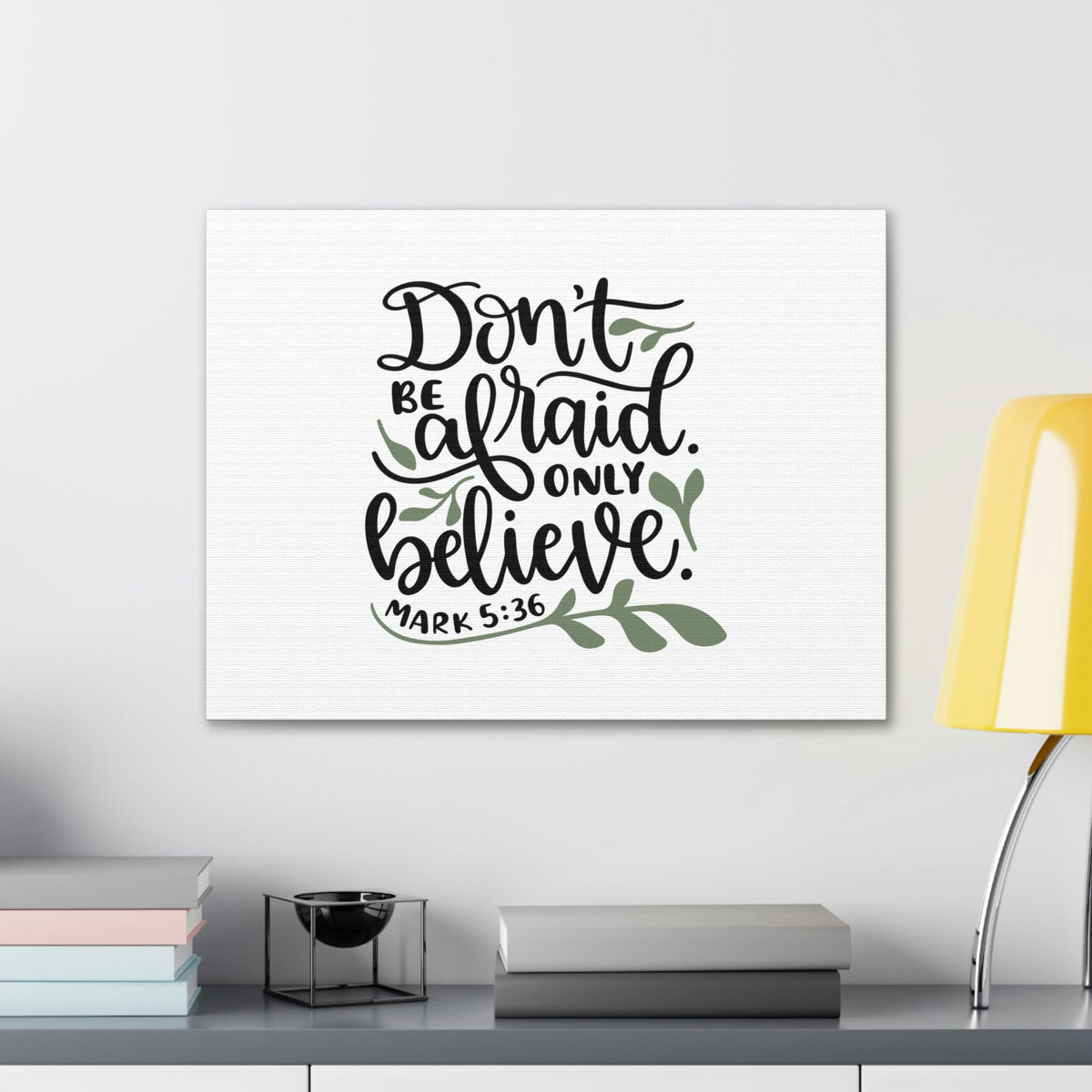 Scripture Walls Don't Be Afraid Mark 5:36 Leaves Christian Wall Art Bible Verse Print Ready to Hang Unframed-Express Your Love Gifts