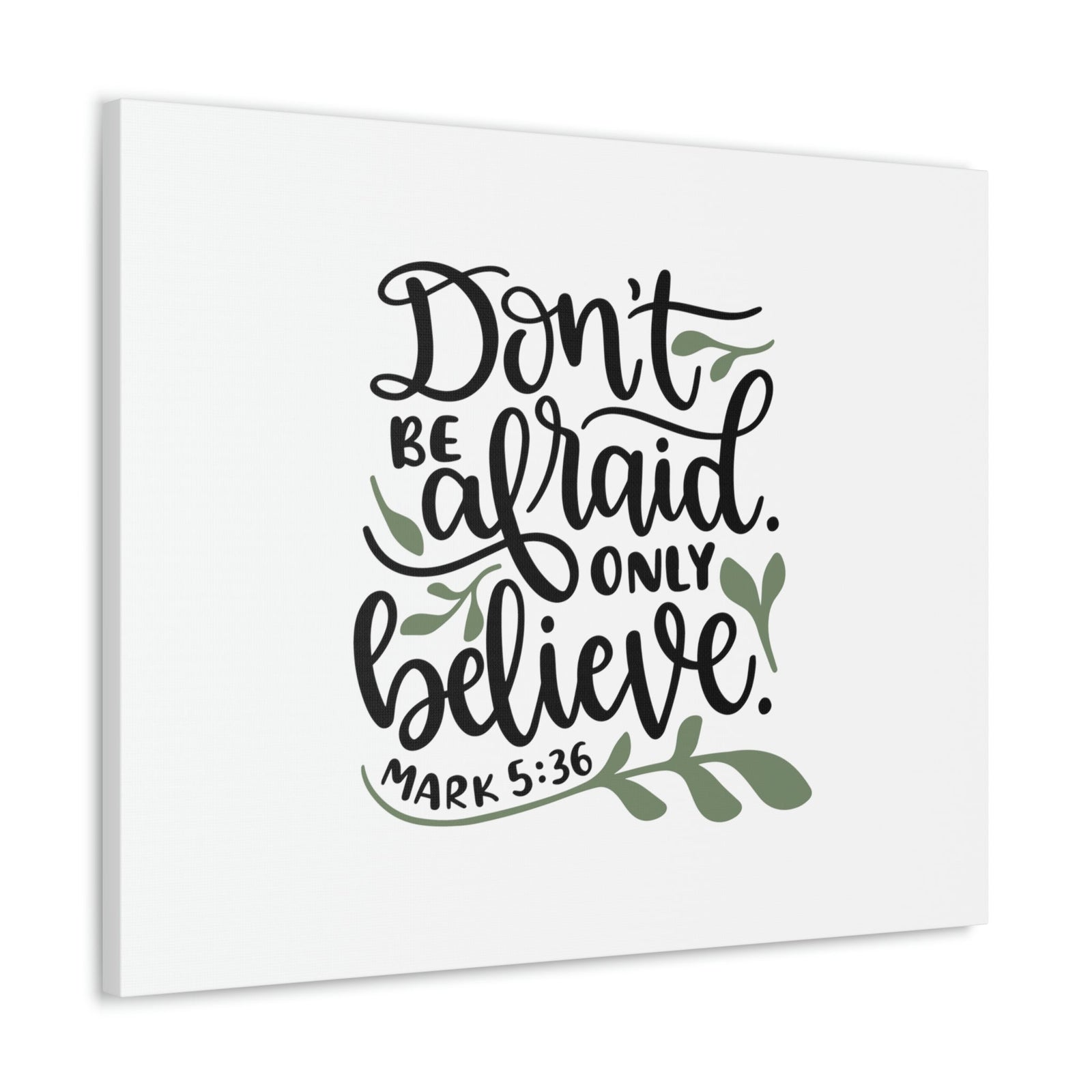 Scripture Walls Don't Be Afraid Mark 5:36 Leaves Christian Wall Art Bible Verse Print Ready to Hang Unframed-Express Your Love Gifts