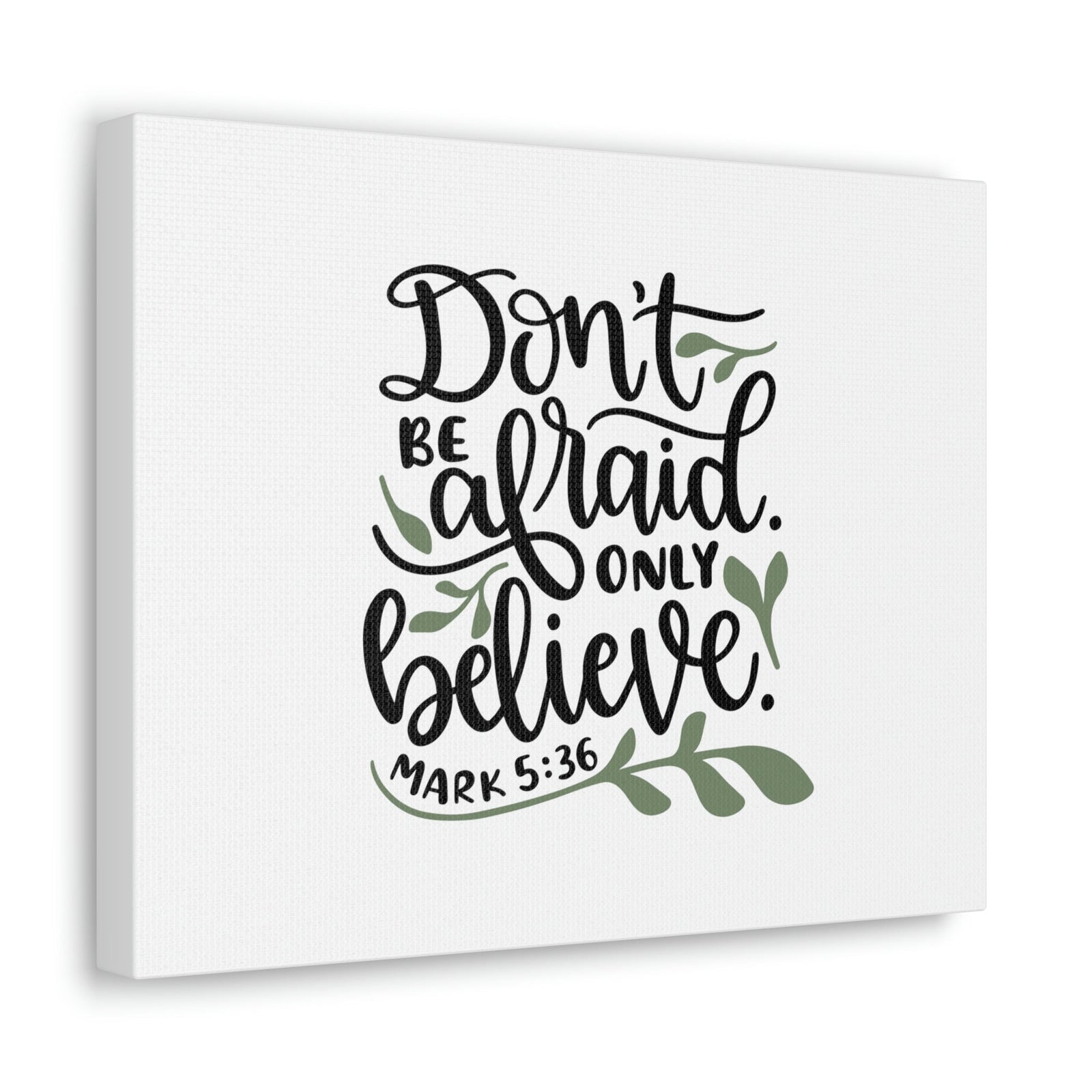 Scripture Walls Don't Be Afraid Mark 5:36 Leaves Christian Wall Art Bible Verse Print Ready to Hang Unframed-Express Your Love Gifts
