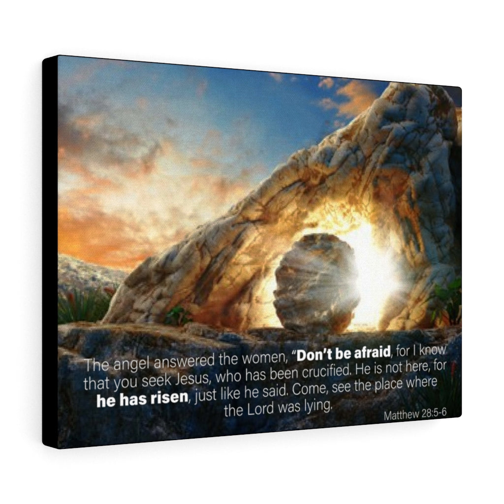 Scripture Walls Don't Be Afraid Matthew 28:5-6 Wall Art Christian Home Decor Unframed-Express Your Love Gifts