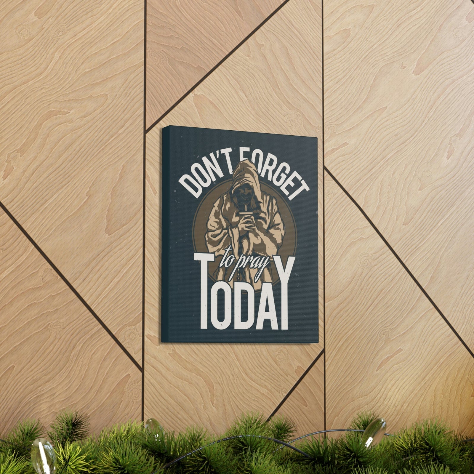 Scripture Walls Don't Forget To Pray Today Romans 12:12 Christian Wall Art Print Ready to Hang Unframed-Express Your Love Gifts