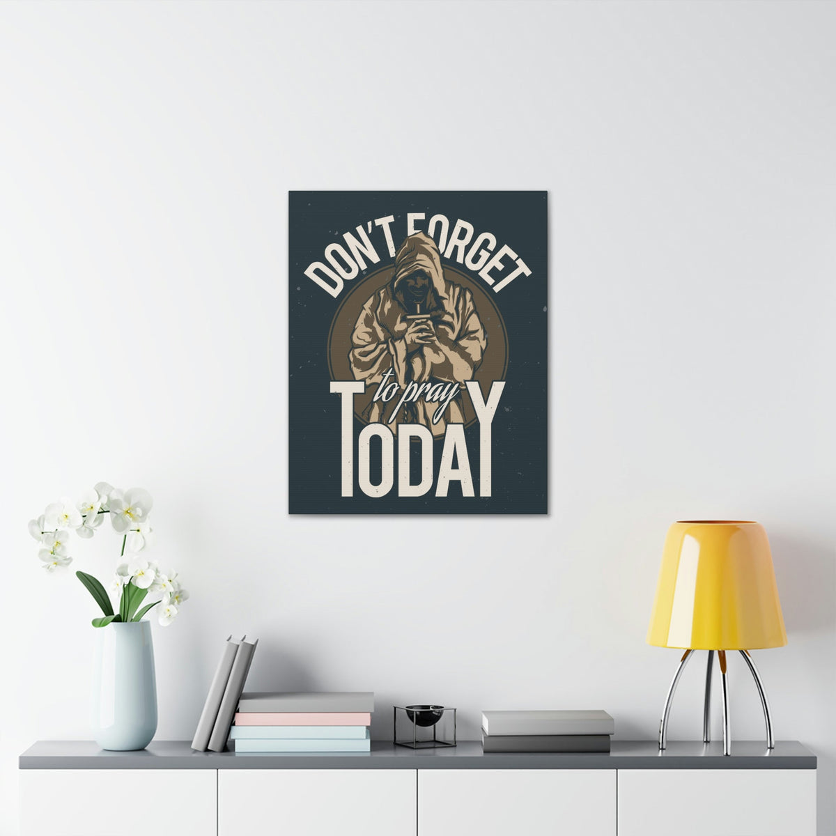 Scripture Walls Don't Forget To Pray Today Romans 12:12 Christian Wall Art Print Ready to Hang Unframed-Express Your Love Gifts