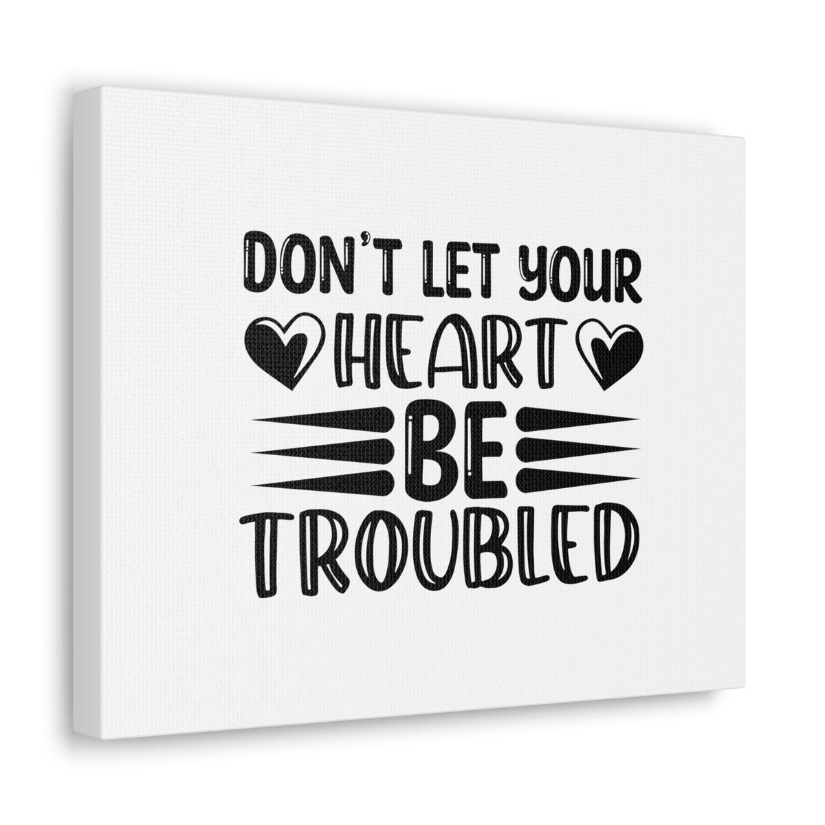 Scripture Walls Don't Let Your Heart Be Troubled John 14:1 Christian Wall Art Bible Verse Print Ready to Hang Unframed-Express Your Love Gifts