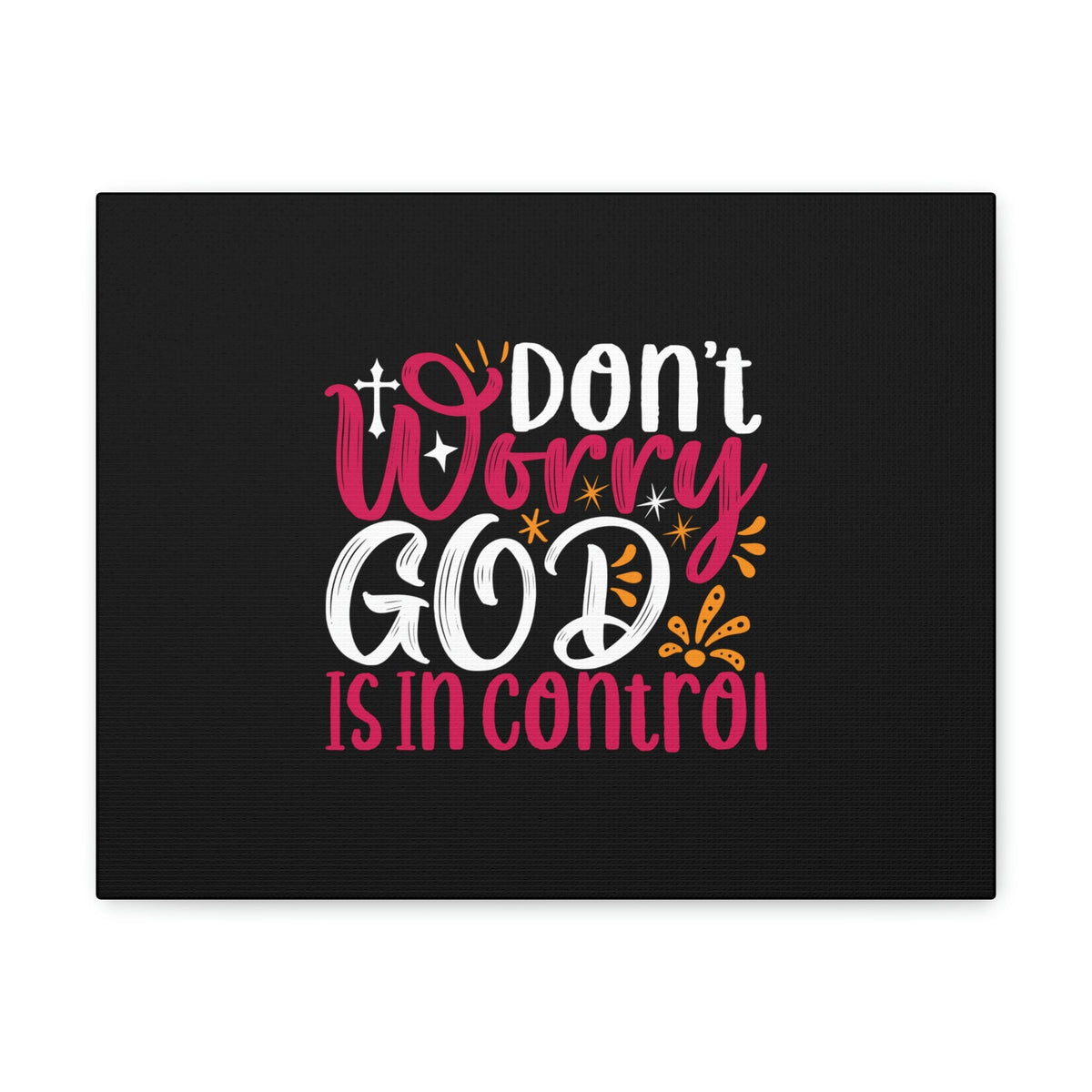 Scripture Walls Don't Worry God Is In Control Proverbs 19:21 Christian Wall Art Bible Verse Print Ready to Hang Unframed-Express Your Love Gifts