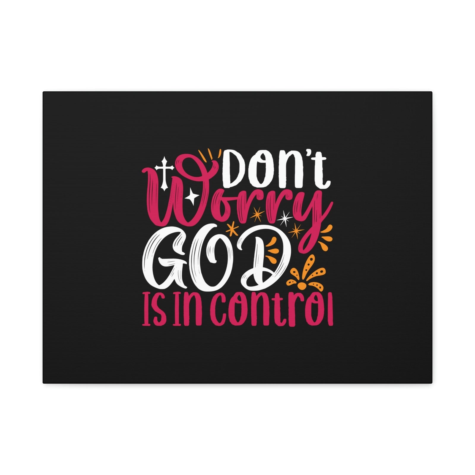 Scripture Walls Don't Worry God Is In Control Proverbs 19:21 Christian Wall Art Bible Verse Print Ready to Hang Unframed-Express Your Love Gifts