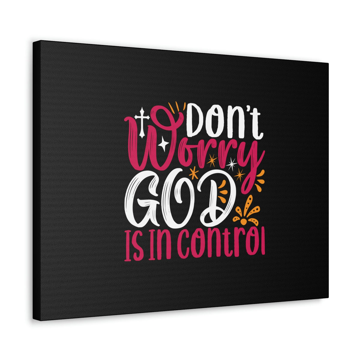 Scripture Walls Don't Worry God Is In Control Proverbs 19:21 Christian Wall Art Bible Verse Print Ready to Hang Unframed-Express Your Love Gifts