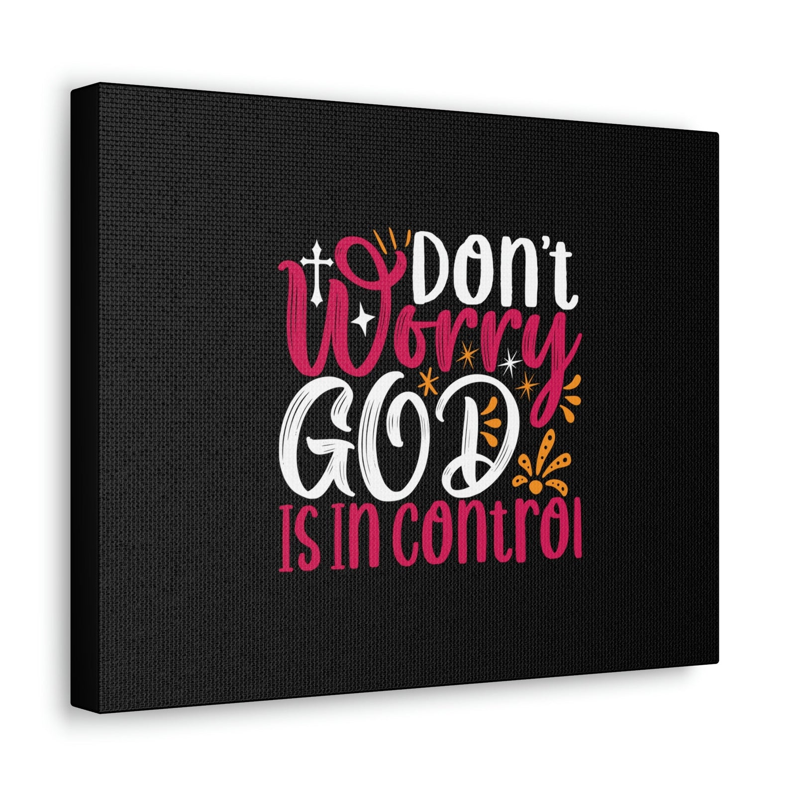 Scripture Walls Don't Worry God Is In Control Proverbs 19:21 Christian Wall Art Bible Verse Print Ready to Hang Unframed-Express Your Love Gifts