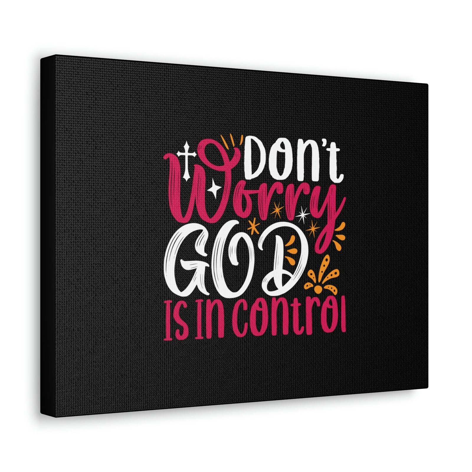 Scripture Walls Don't Worry God Is In Control Proverbs 19:21 Christian Wall Art Bible Verse Print Ready to Hang Unframed-Express Your Love Gifts