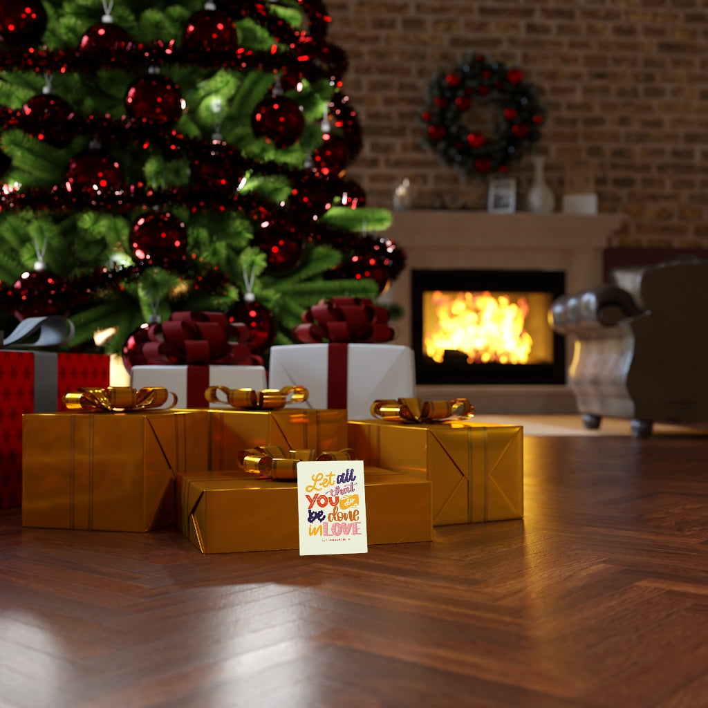 Scripture Walls Done In Love 1 Corinthians 16:14 Bible Verse Canvas Christian Wall Art Ready to Hang Unframed-Express Your Love Gifts