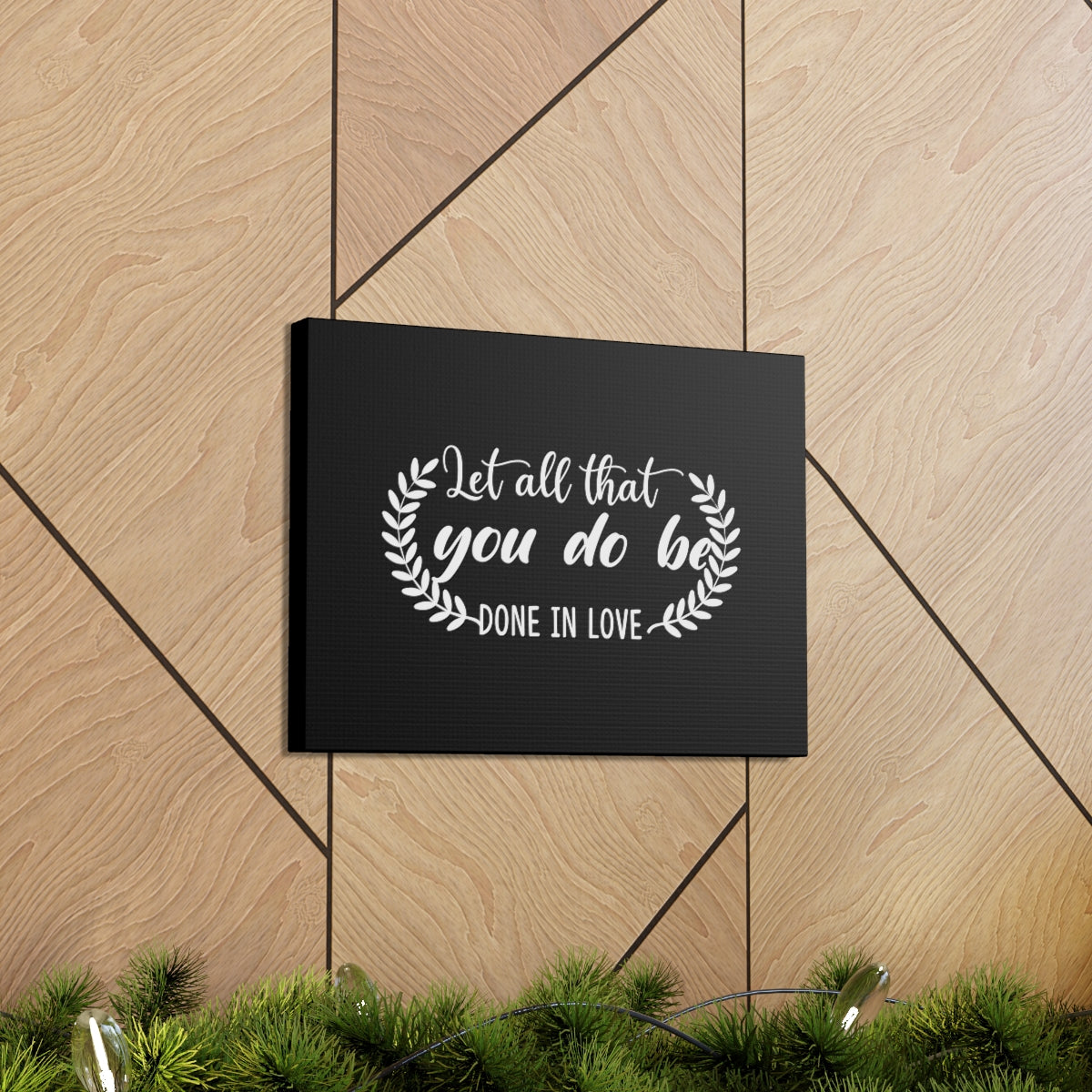 Scripture Walls Done In Love 1 Corinthians 16:14 Christian Wall Art Bible Verse Print Ready to Hang Unframed-Express Your Love Gifts