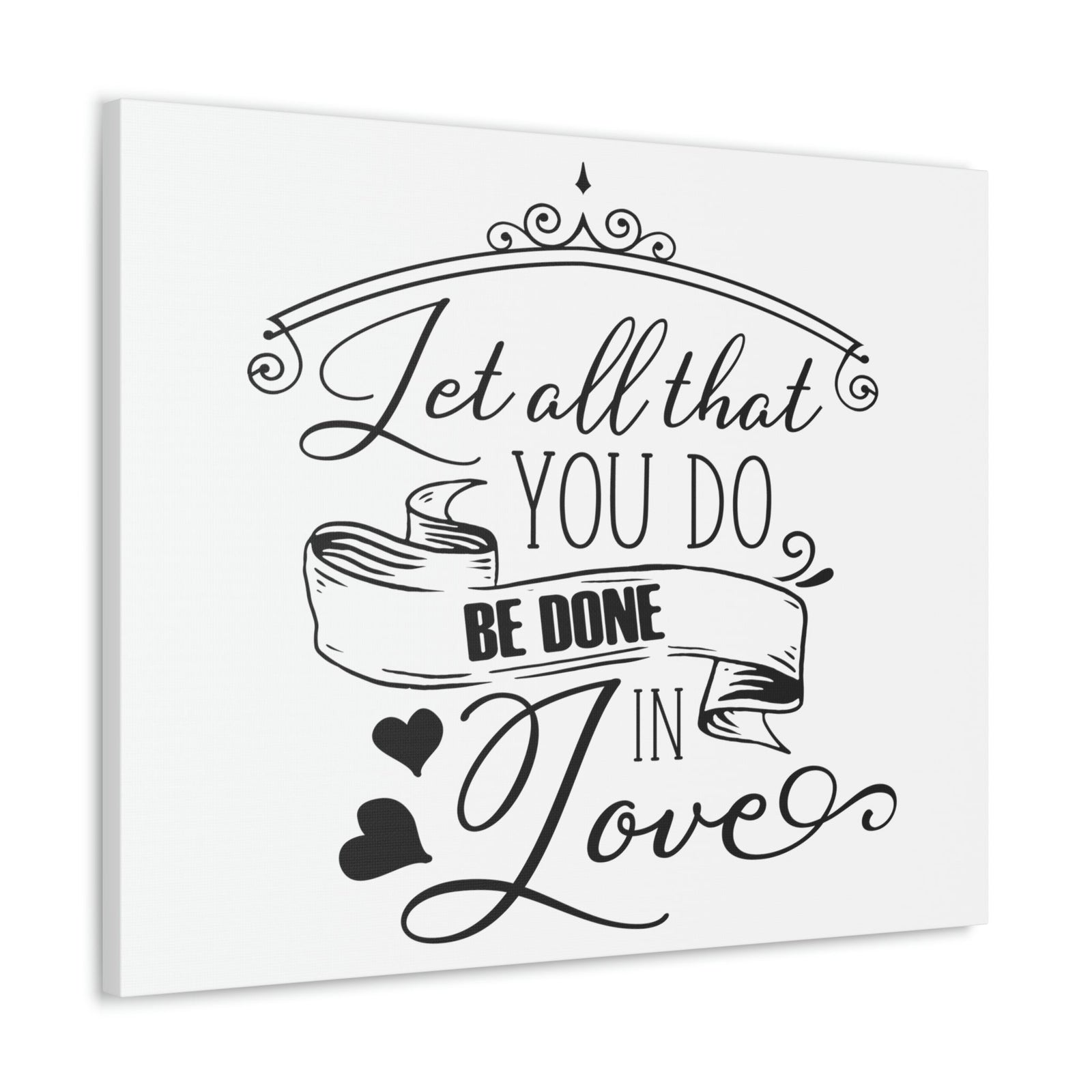 Scripture Walls Done In Love 1 Corinthians 16:14 Christian Wall Art Print Ready to Hang Unframed-Express Your Love Gifts