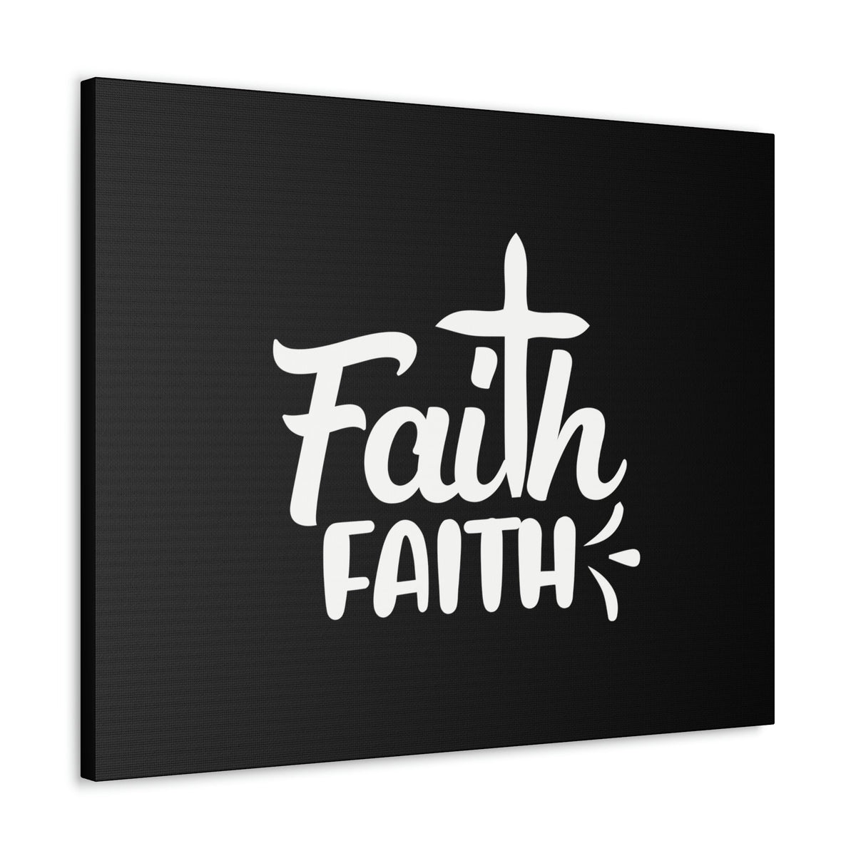 Scripture Walls Double Faith Romans 10:17 Cross Christian Wall Art Bible Verse Print Ready to Hang Unframed-Express Your Love Gifts