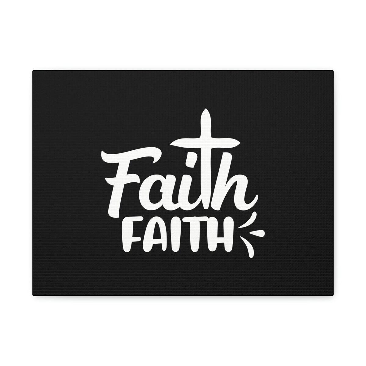 Scripture Walls Double Faith Romans 10:17 Cross Christian Wall Art Bible Verse Print Ready to Hang Unframed-Express Your Love Gifts