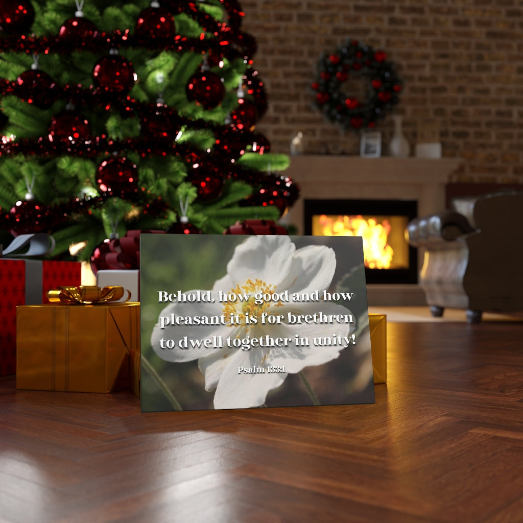 Scripture Walls Dwell Together In Unity Psalm 13:31 Bible Verse Canvas Christian Wall Art Ready to Hang Unframed-Express Your Love Gifts