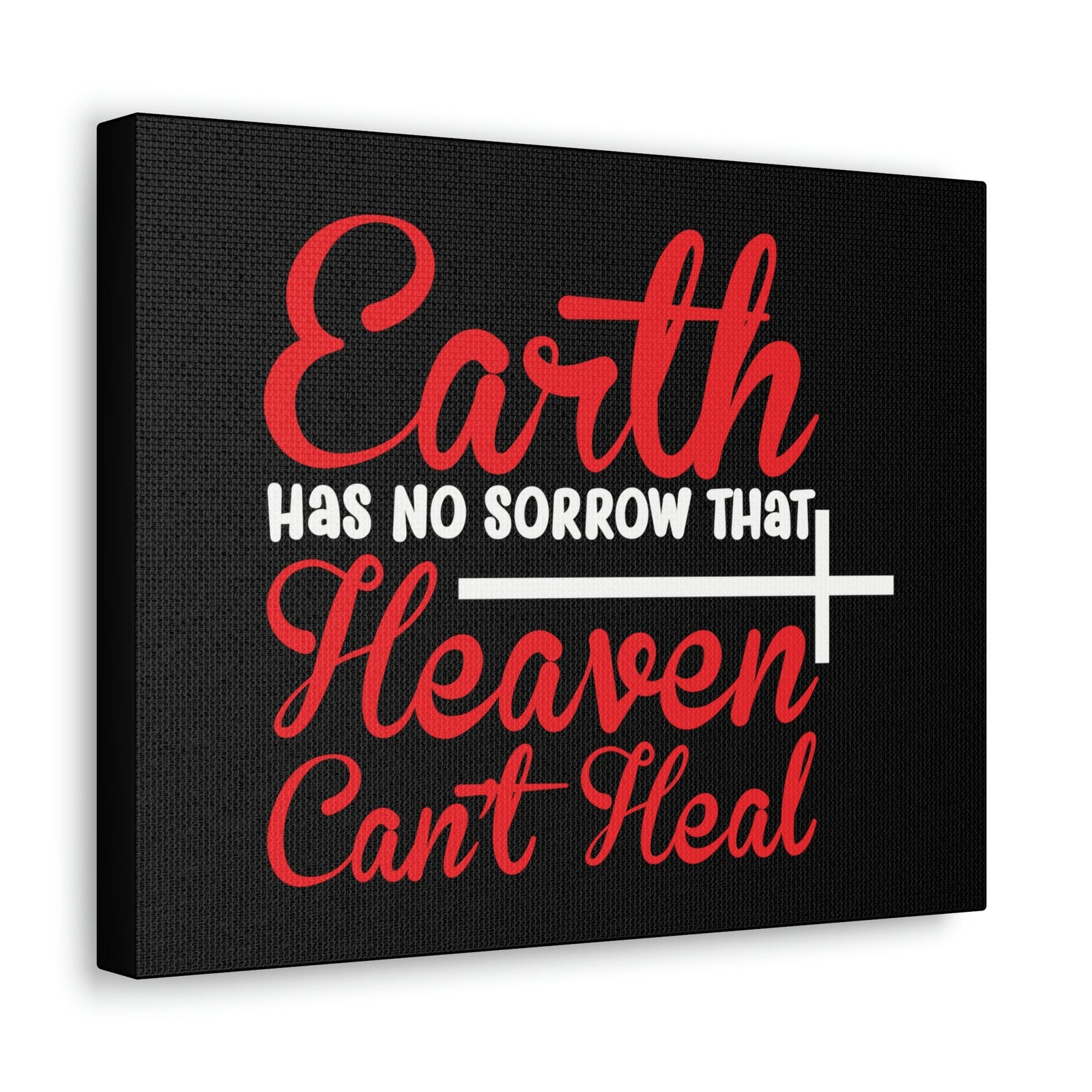 Scripture Walls Earth Has No Sorrows Isaiah 35:10 Red Christian Wall Art Bible Verse Print Ready to Hang Unframed-Express Your Love Gifts