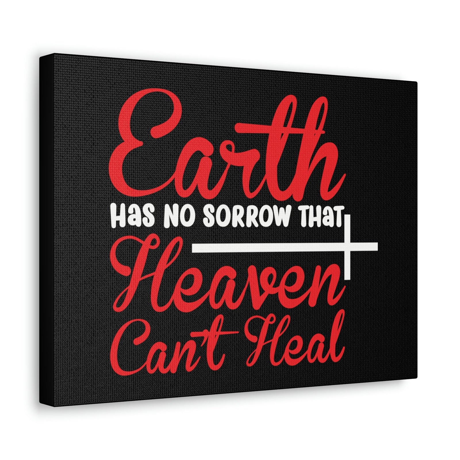 Scripture Walls Earth Has No Sorrows Isaiah 35:10 Red Christian Wall Art Bible Verse Print Ready to Hang Unframed-Express Your Love Gifts